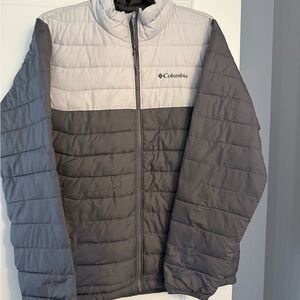 Columbia Black and Gray Reflective-Lined Jacket